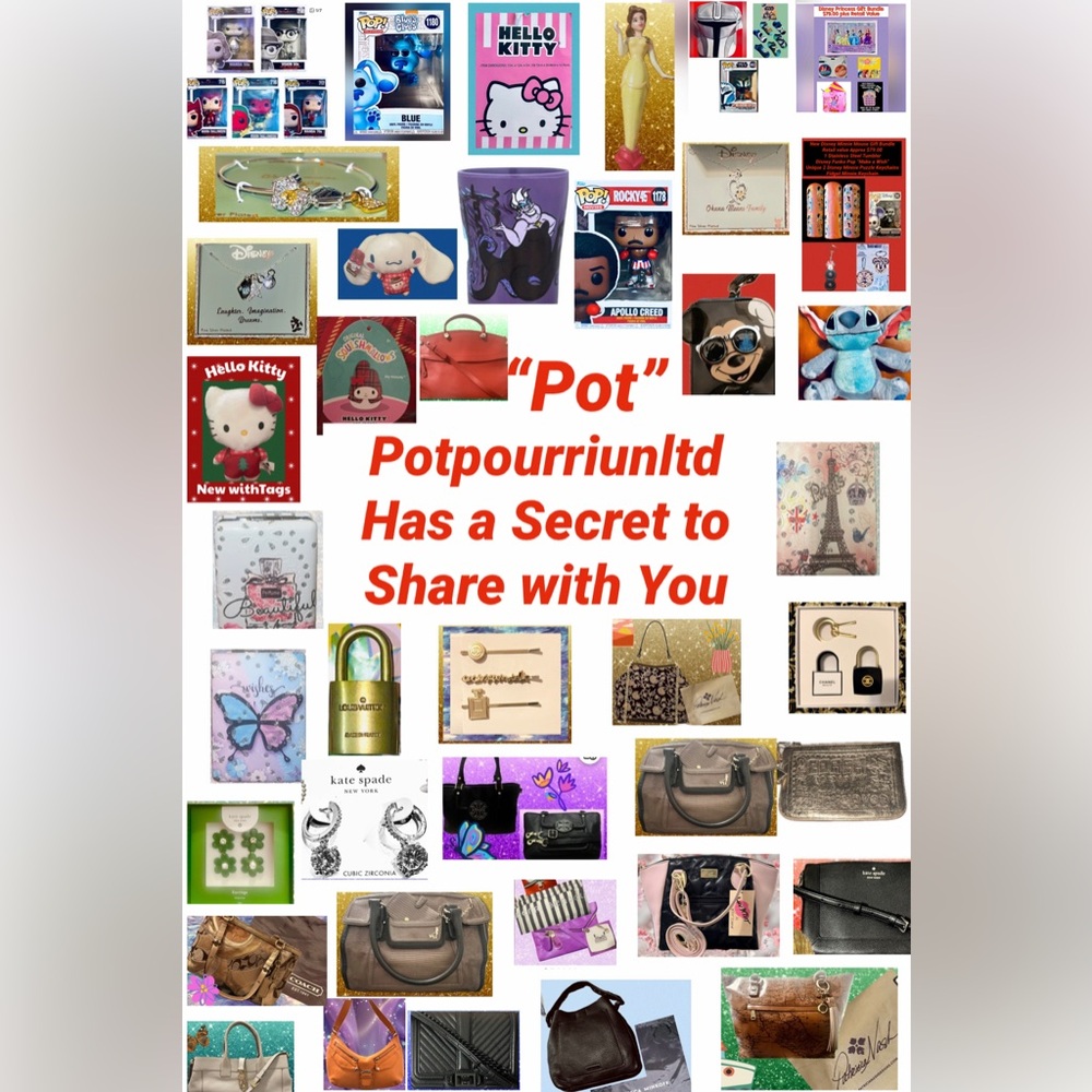 Designer Luxury Bags Disney Items & Jewelry Funko Pop Hello Kitty Star Wars More